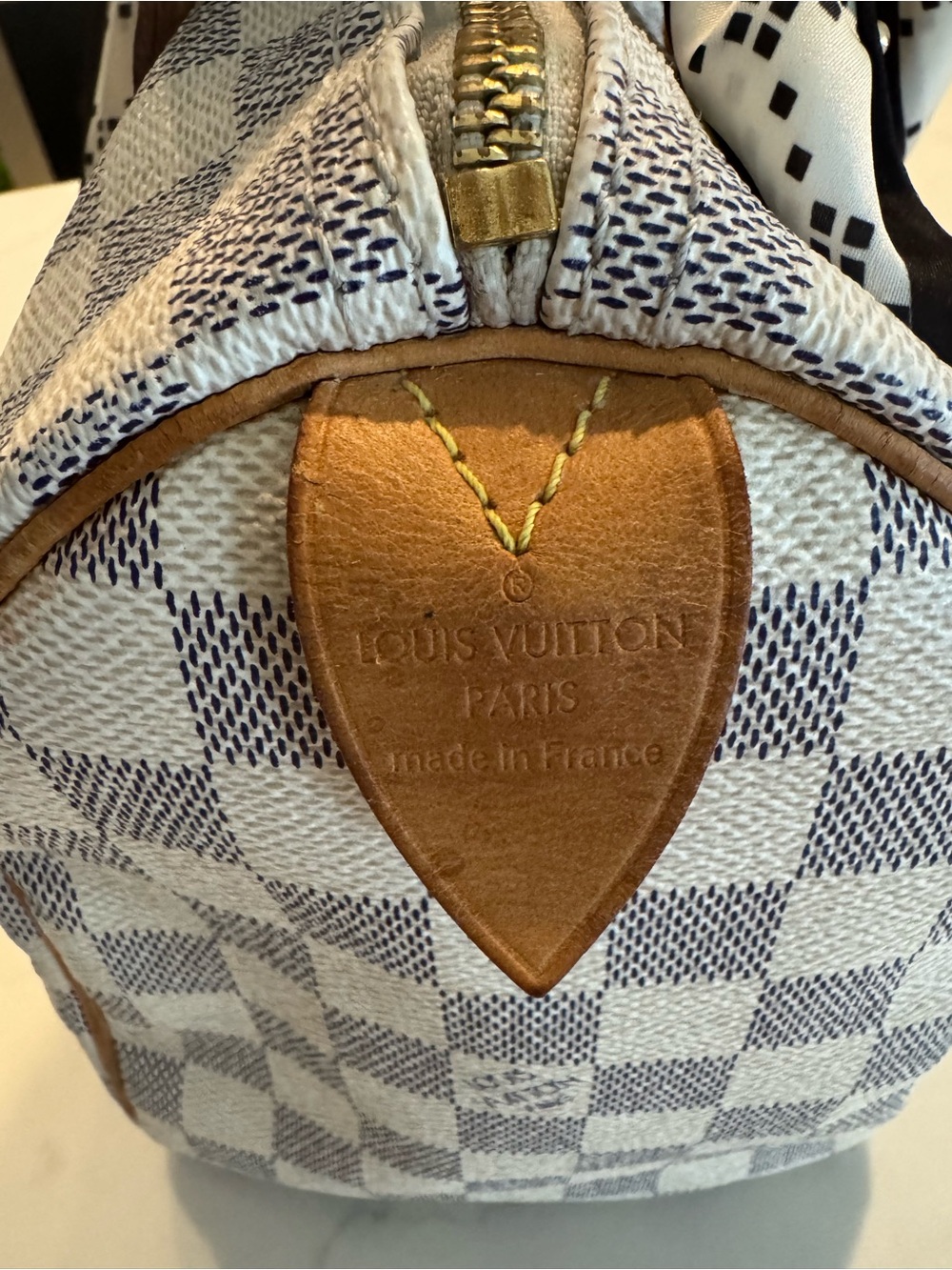 Authentic Louis Vuitton Azur Speedy 25 - Picture 7 of 16